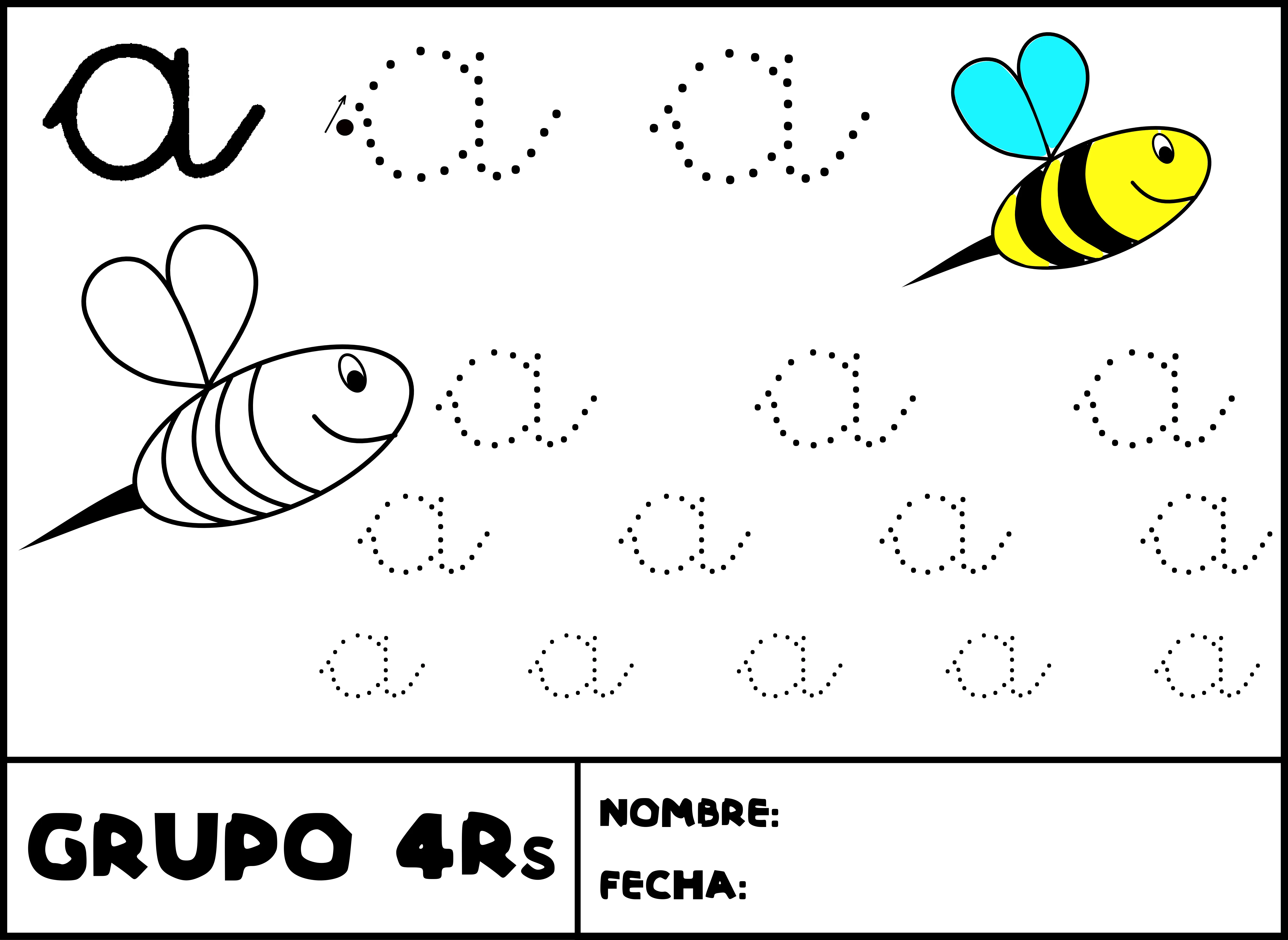 Aprendiendo a escribir: las minúsculas | cuatroerres
