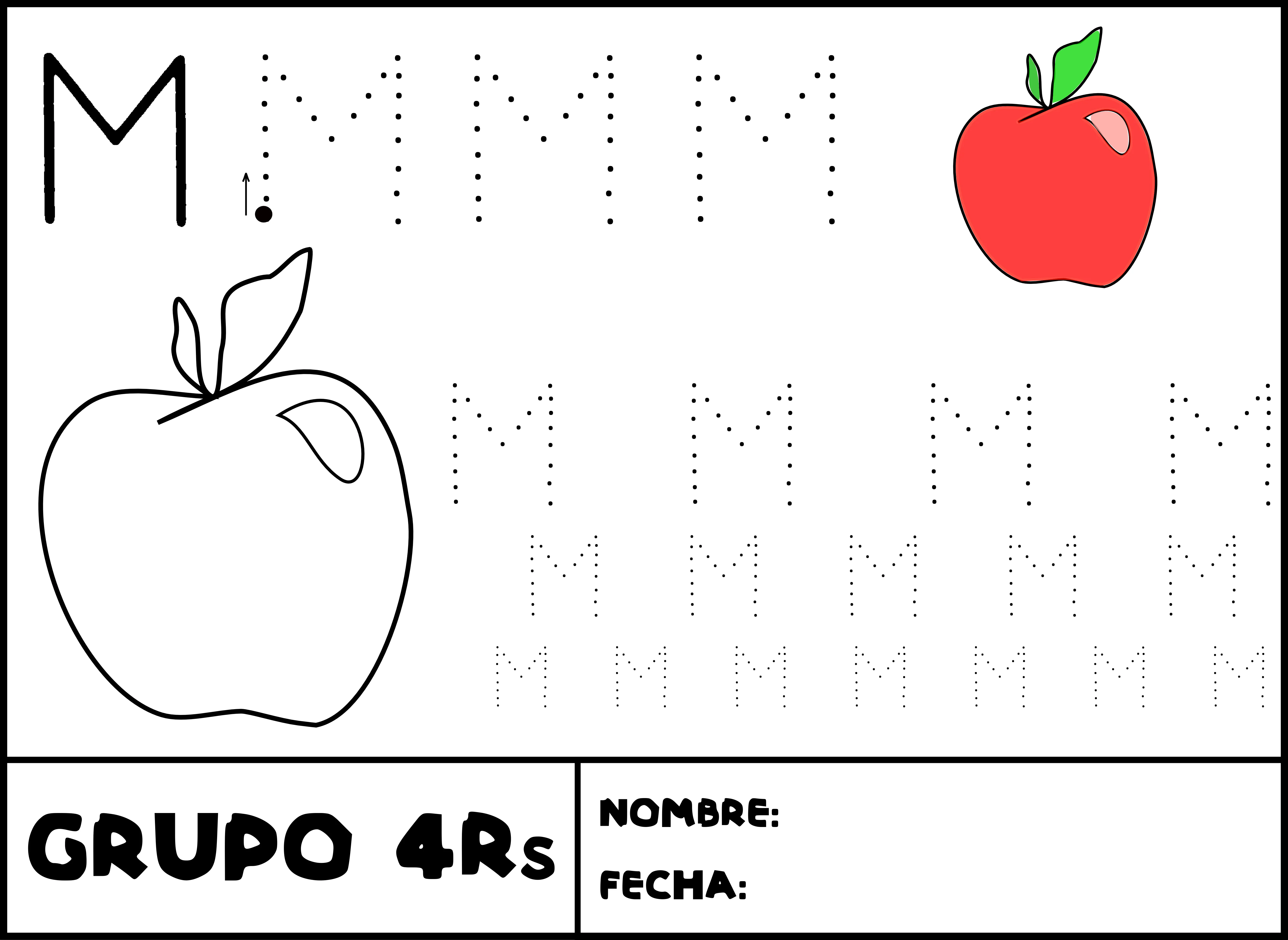 Aprendiendo a escribir: palabras 3.0 | cuatroerres