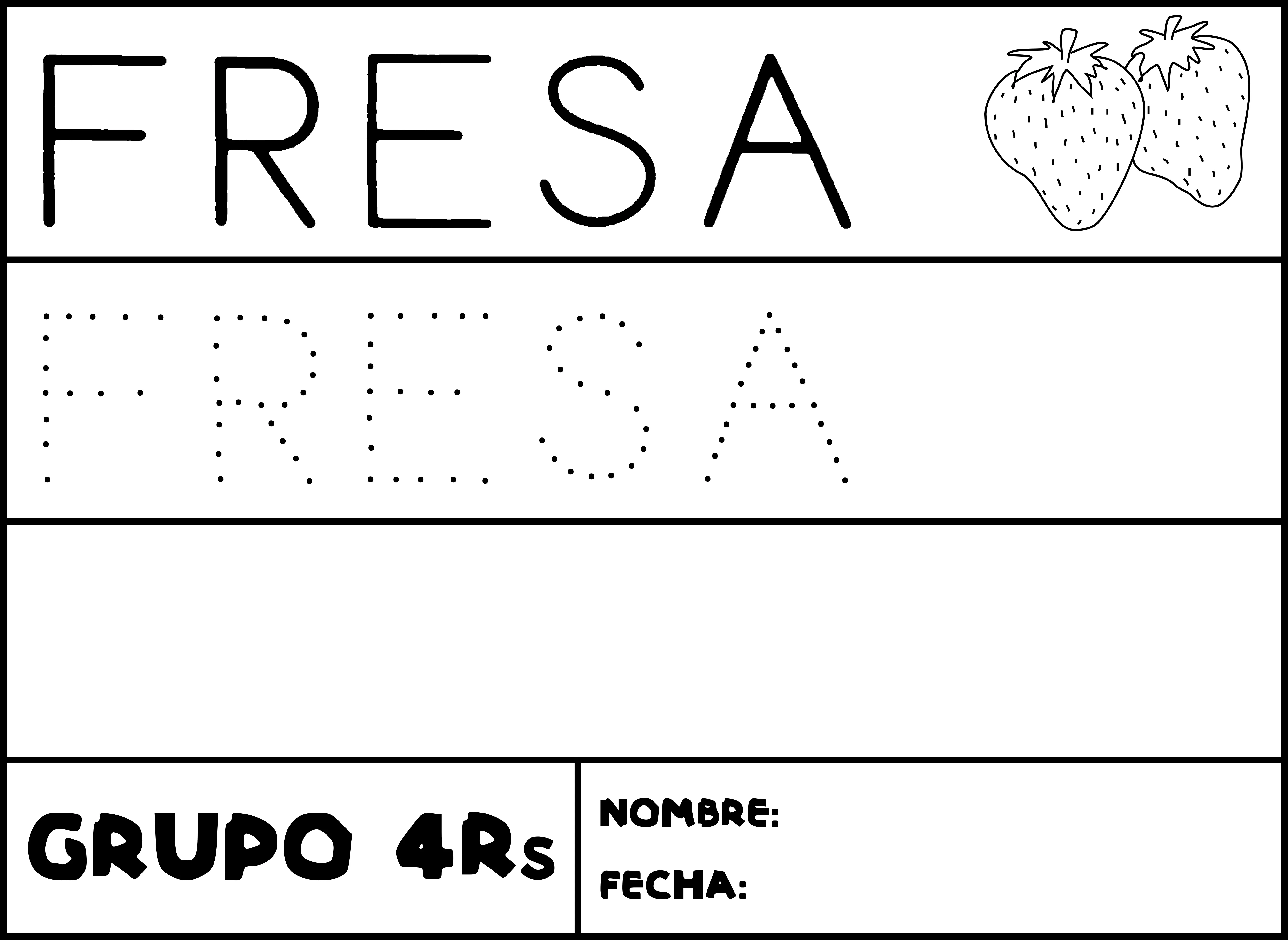Aprendiendo a escribir: palabras | cuatroerres Aprendiendo a escribir: palabras | cuatroerres