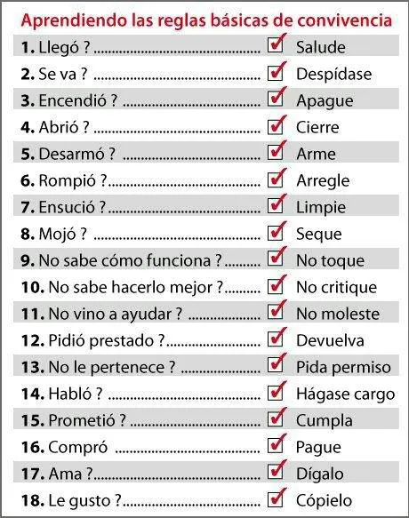 Aprendiendo las reglas básicas de convivencia | A.FU.SEC. Aprendiendo las reglas básicas de convivencia | A.FU.SEC.