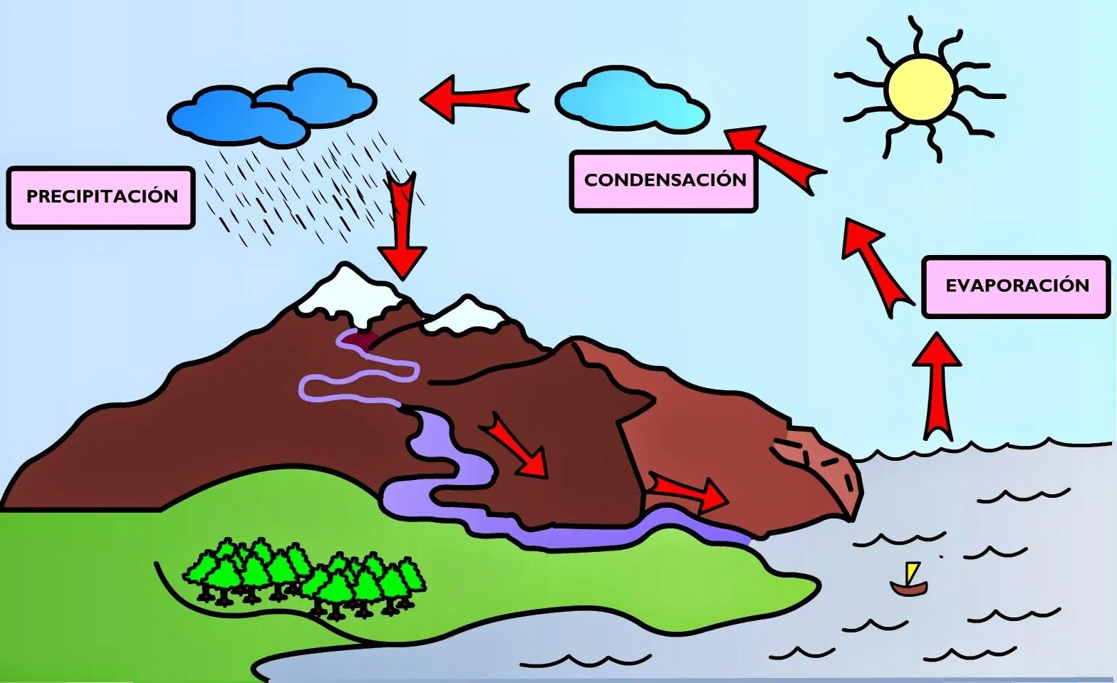 Aprendiendo TIC con el Grupo 7: El ciclo del agua, imagen. Aprendiendo TIC con el Grupo 7: El ciclo del agua, imagen.