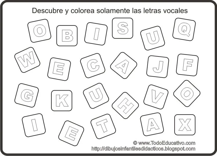 aprendiendo las vocales : aprendiendo las vocales