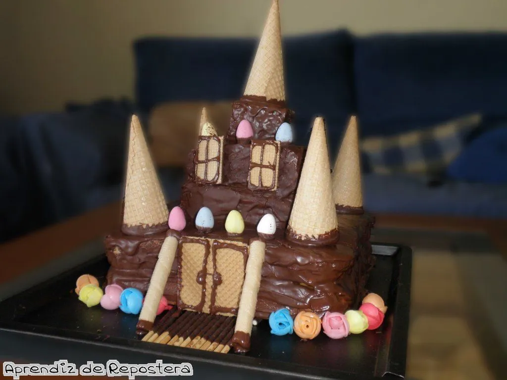 Aprendiz de Repostera: Tarta Castillo de Chocolate