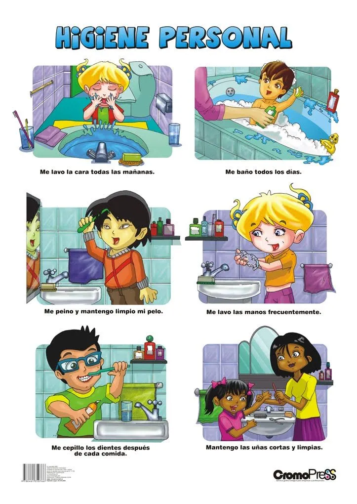 Aprendizaje de los niños: Hábitos de higiene