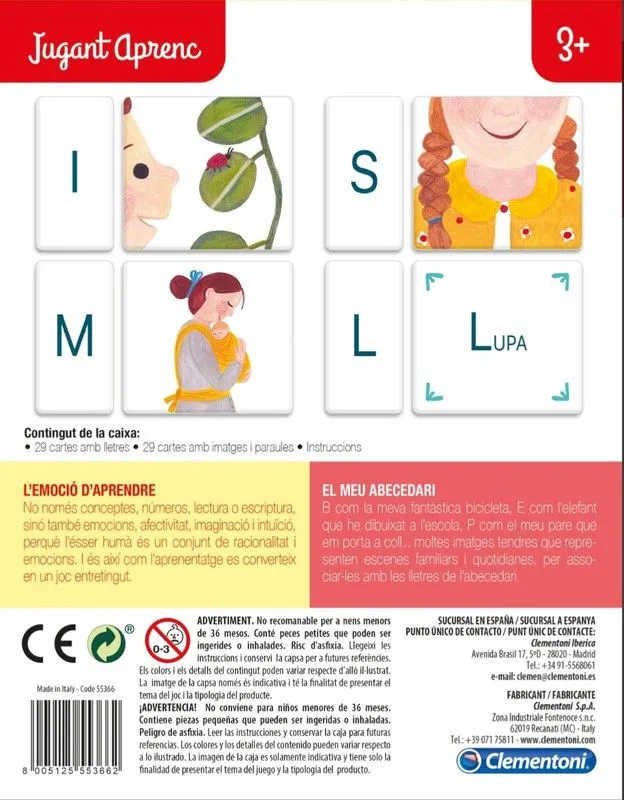 Aprendo mi Abecedario en Catalán - Clementoni — Juguetesland Aprendo mi Abecedario en Catalán - Clementoni — Juguetesland