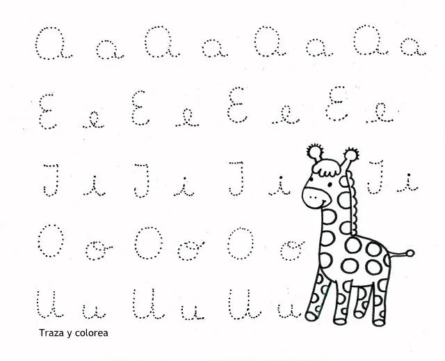 Apresto vocales para imprimir - Imagui