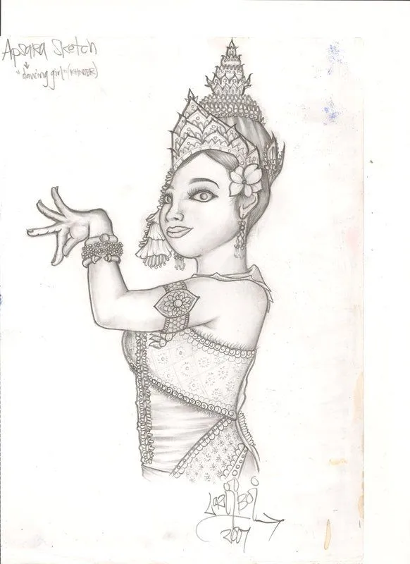 Apsara - Dancing Khmer Girl by Laziiboi on deviantART Apsara - Dancing Khmer Girl by Laziiboi on deviantART