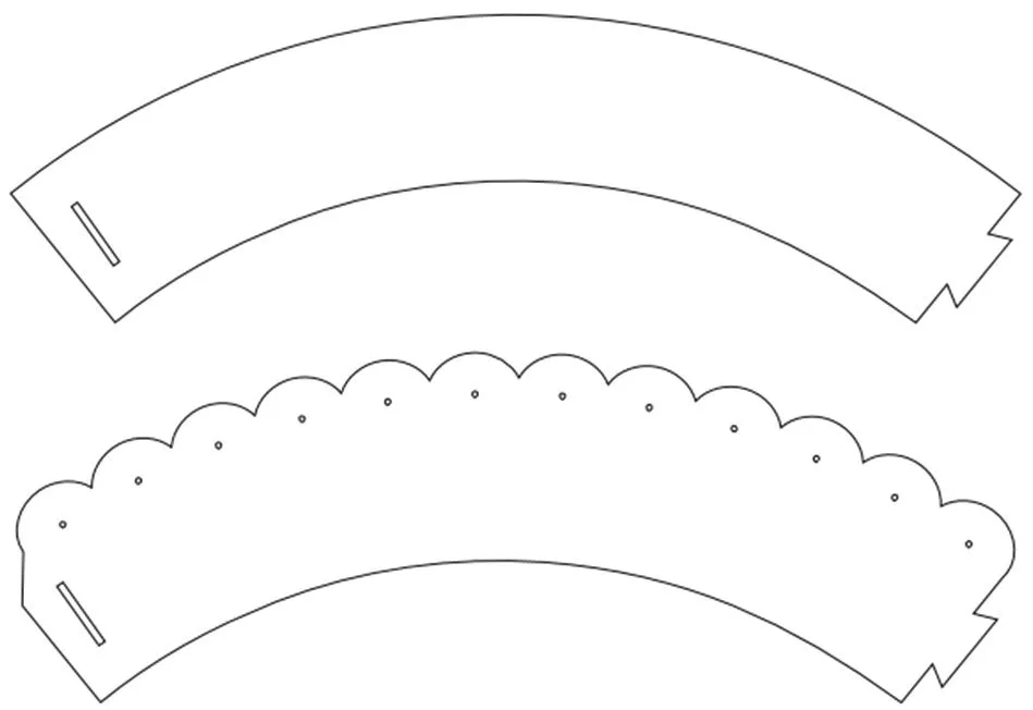 AQUARELINHA: Molde Cupcake