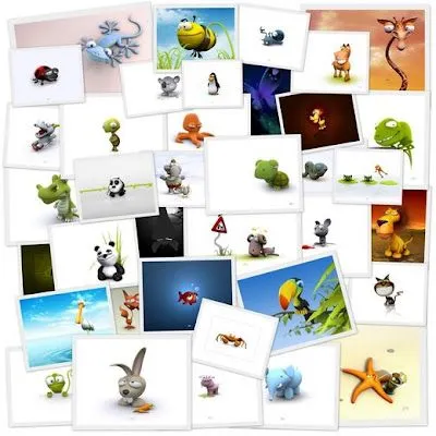 Aquiles Subo: Wallpapers Caricaturas de Animales 3D Aquiles Subo: Wallpapers Caricaturas de Animales 3D