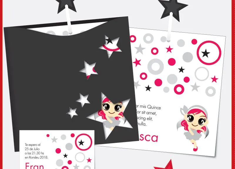 Invitaciónes de quince años con estrellas - Imagui Invitaciónes de quince años con estrellas - Imagui