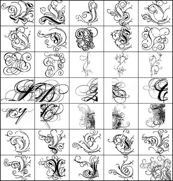 Cepillo de arabescos Photoshop Brushes para su descarga gratuita Cepillo de arabescos Photoshop Brushes para su descarga gratuita