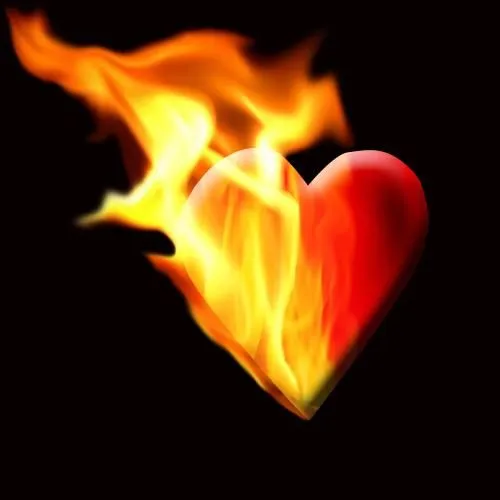 Imagenes de corazones de fuegos - Imagui