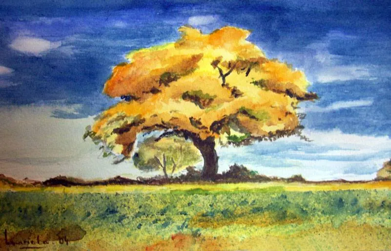 Arbol amarillo Mariola Pelaez - Artelista.com Arbol amarillo Mariola Pelaez - Artelista.com