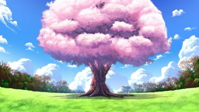 Árboles cerezos Anime - Imagui