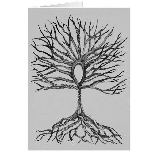 Árbol de Ankh del diseño de la vida Felicitación de Zazzle. Árbol de Ankh del diseño de la vida Felicitación de Zazzle.