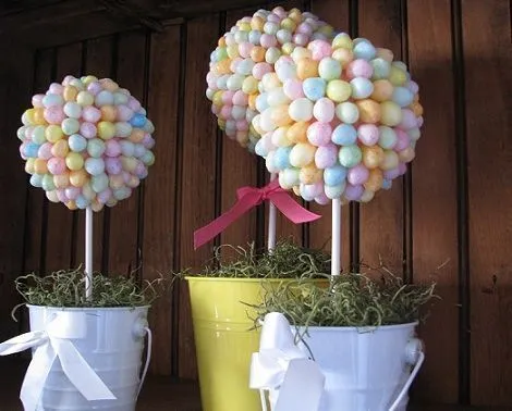 Cómo hacer un árbol de caramelos