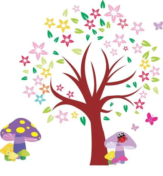 Arbol floreciente árbol Vector imágenes prediseñadas (clip arts ... Arbol floreciente árbol Vector imágenes prediseñadas (clip arts ...