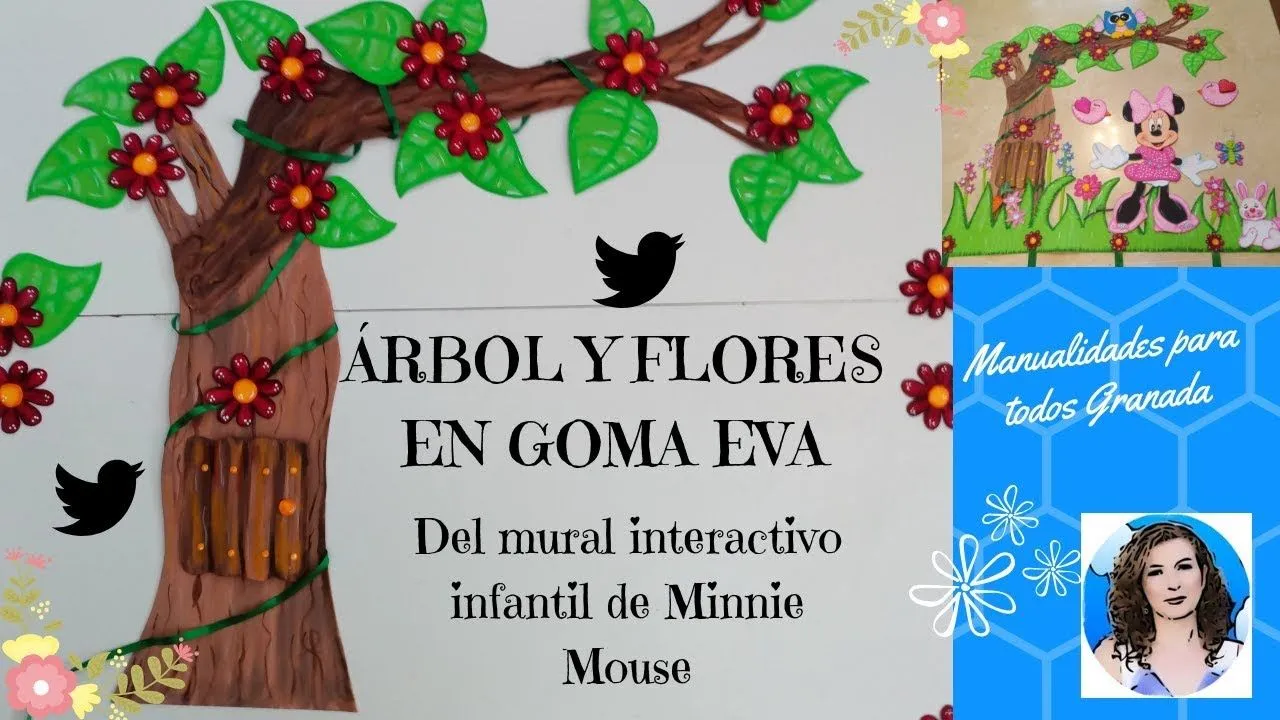 ÁRBOL Y FLORES EN GOMA EVA,FÁCIL, MURAL INTERACTIVO INFANTIL - YouTube ÁRBOL Y FLORES EN GOMA EVA,FÁCIL, MURAL INTERACTIVO INFANTIL - YouTube