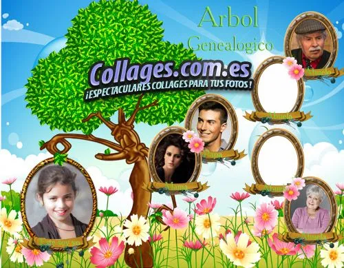 Árbol Genealógico Familiar.Crea bonitos Collages con tus mejores ... Árbol Genealógico Familiar.Crea bonitos Collages con tus mejores ...