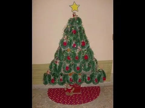 COMO HACER ARBOL DE NAVIDAD CON CAJAS DE CARTON RECICLANDO - YouTube