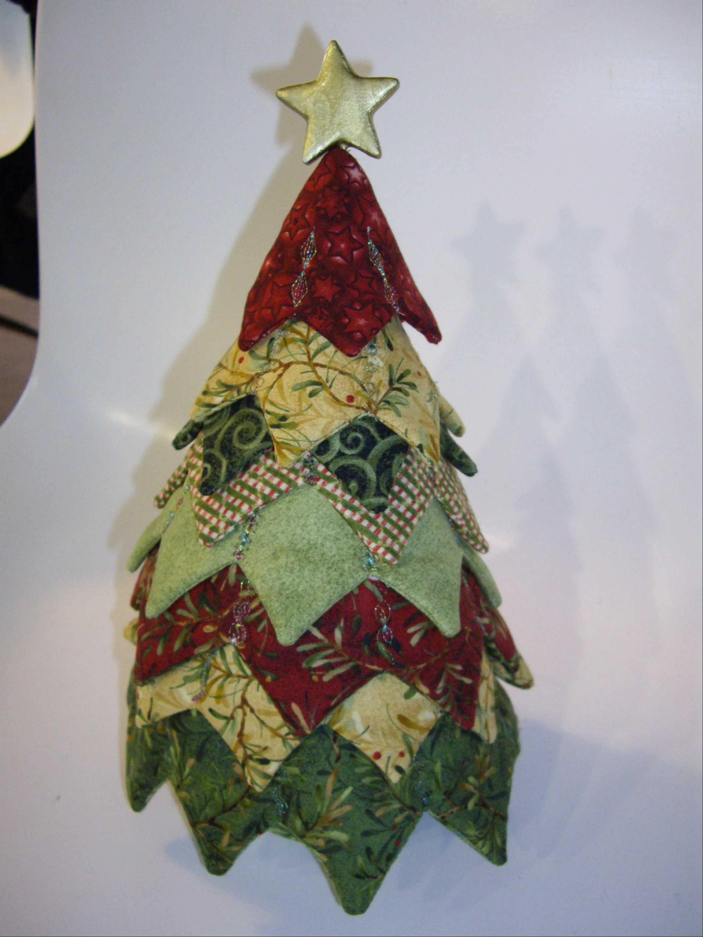 Árbol de navidad en capas | My Patchwork | Pinterest Árbol de navidad en capas | My Patchwork | Pinterest