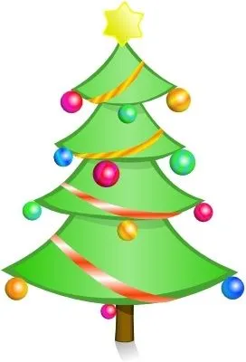 Árbol de Navidad clipart Vector de imágenes prediseñadas ...
