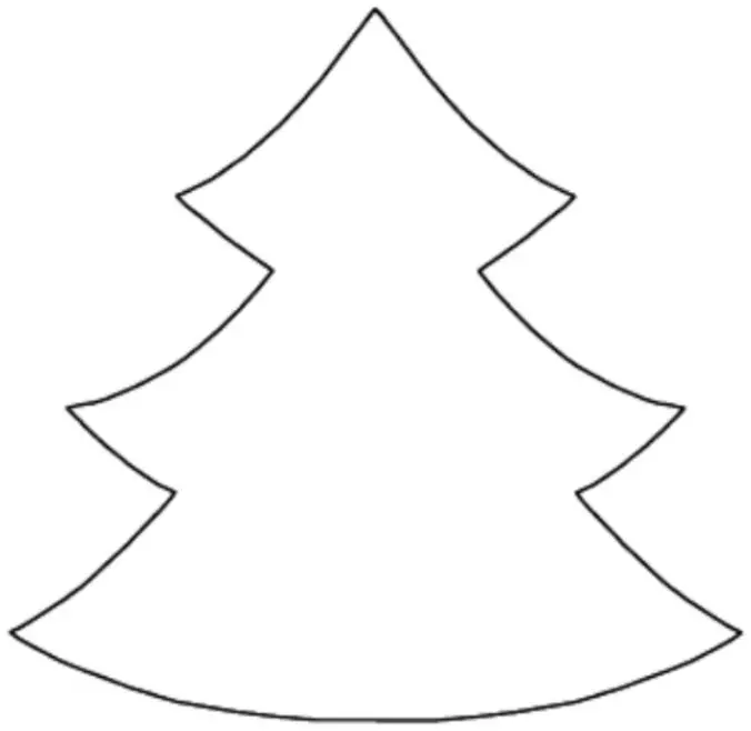 Silueta de un arbol para colorear - Imagui