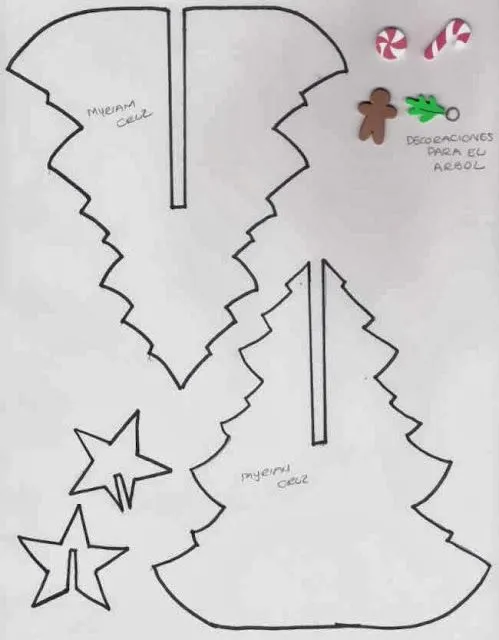 Arbol de Navidad de Foamy. | Ideas y material gratis para fiestas ... Arbol de Navidad de Foamy. | Ideas y material gratis para fiestas ...