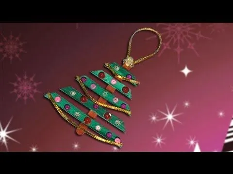 Árbol de Navidad, manualidades de adornos para la Navidad - YouTube Árbol de Navidad, manualidades de adornos para la Navidad - YouTube