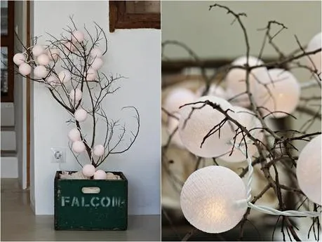 Cómo hacer un árbol de Navidad con ramas - Paperblog Cómo hacer un árbol de Navidad con ramas - Paperblog