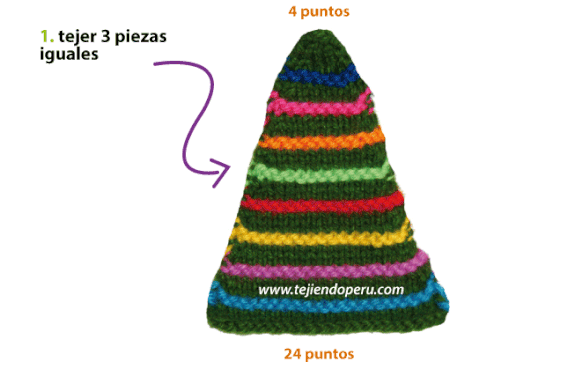 Gorros tejidos a dos palitos - Imagui