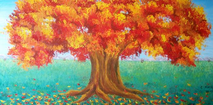 Árbol en otoño carolina flinta - Artelista.com Árbol en otoño carolina flinta - Artelista.com