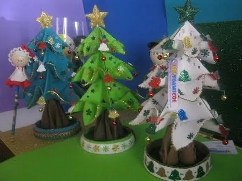 Arbol de pino Navideño Blanco Bonsai Foami Goma eva Artfoamicol ... Arbol de pino Navideño Blanco Bonsai Foami Goma eva Artfoamicol ...