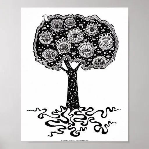 Árbol del poster de la vida o de la impresión de l | Zazzle Árbol del poster de la vida o de la impresión de l | Zazzle