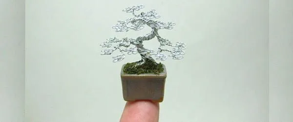 Arboles Bonsái en Miniatura Hechos de Alambre - Portal Que Pasa ... Arboles Bonsái en Miniatura Hechos de Alambre - Portal Que Pasa ...