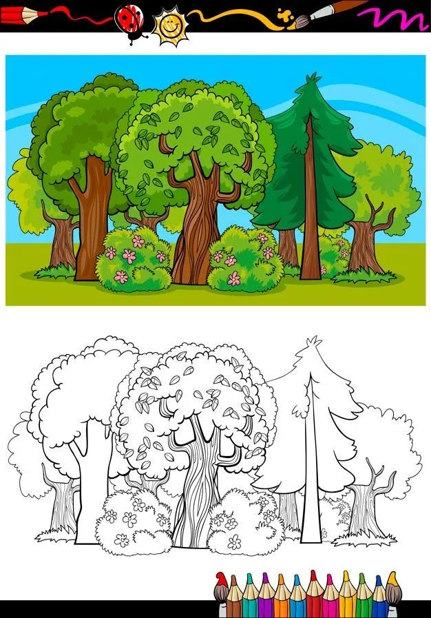 Árboles y bosque de dibujos animados par... | Premium Vector #Freepik #vector #arbol #libro #verano #verde | Dibujos, Dibujo bosque, Dibujos de arte hermosos Árboles y bosque de dibujos animados par... | Premium Vector #Freepik #vector #arbol #libro #verano #verde | Dibujos, Dibujo bosque, Dibujos de arte hermosos