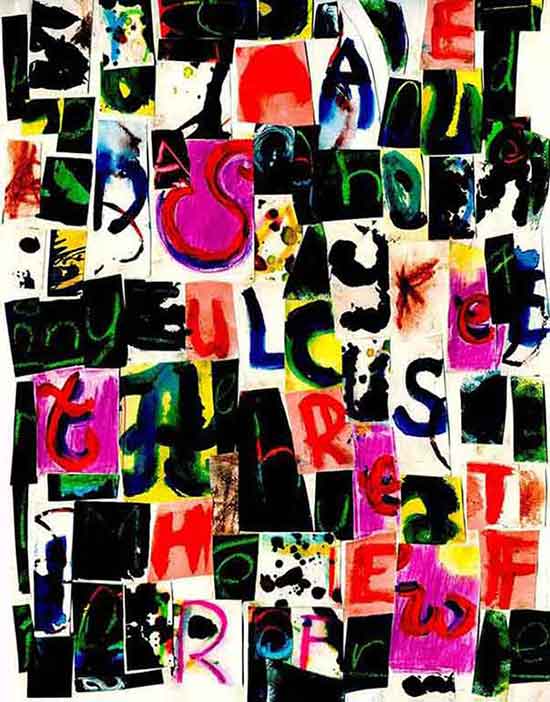 ARC :: Portrait in Words - Collage Work - Courtney ARC :: Portrait in Words - Collage Work - Courtney
