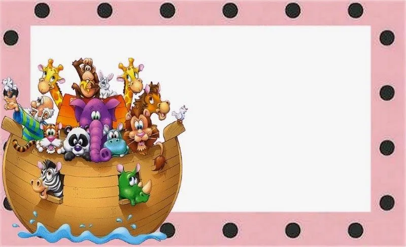 Arca de Noé para Niñas: Invitaciones para Imprimir Gratis. | Oh My ... Arca de Noé para Niñas: Invitaciones para Imprimir Gratis. | Oh My ...