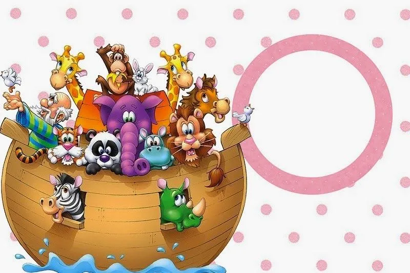 Arca de Noé para Niñas: Invitaciones para Imprimir Gratis. | Oh My ... Arca de Noé para Niñas: Invitaciones para Imprimir Gratis. | Oh My ...