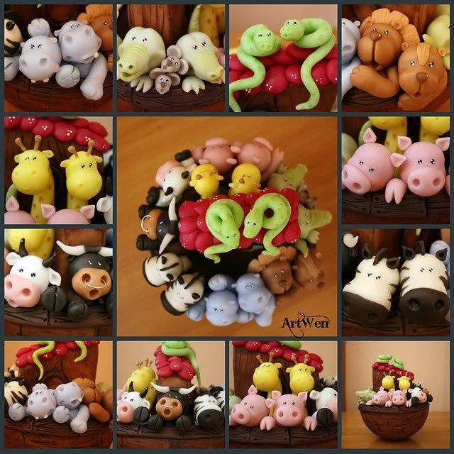 arca de noe noas ark porcelana fria pasta francesa masa flexible ... arca de noe noas ark porcelana fria pasta francesa masa flexible ...