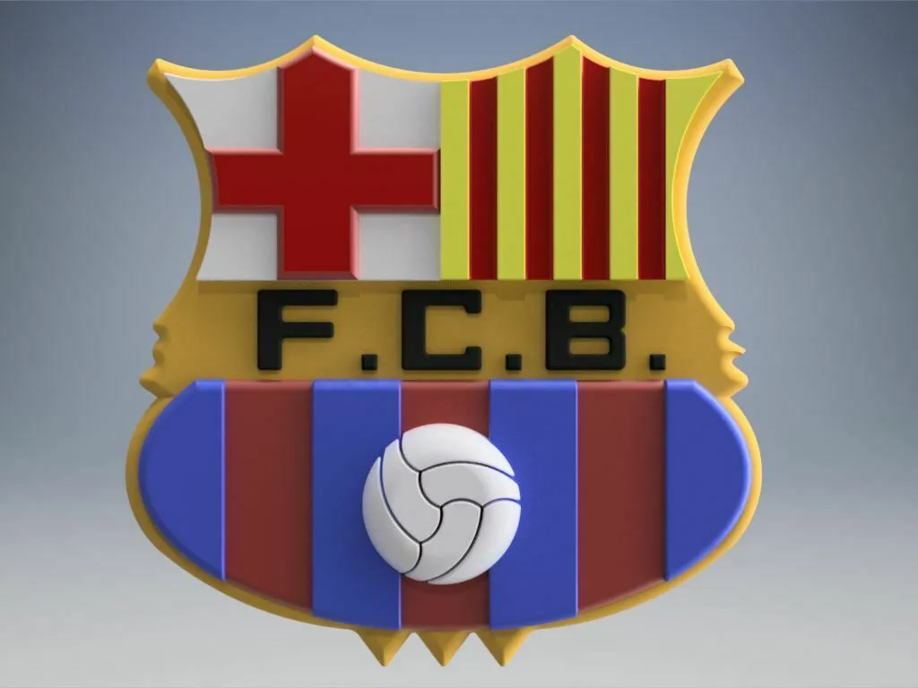 Archivo STL gratis escudo FC Barcelona・Modelo para descargar y imprimir en 3D・Cults Archivo STL gratis escudo FC Barcelona・Modelo para descargar y imprimir en 3D・Cults