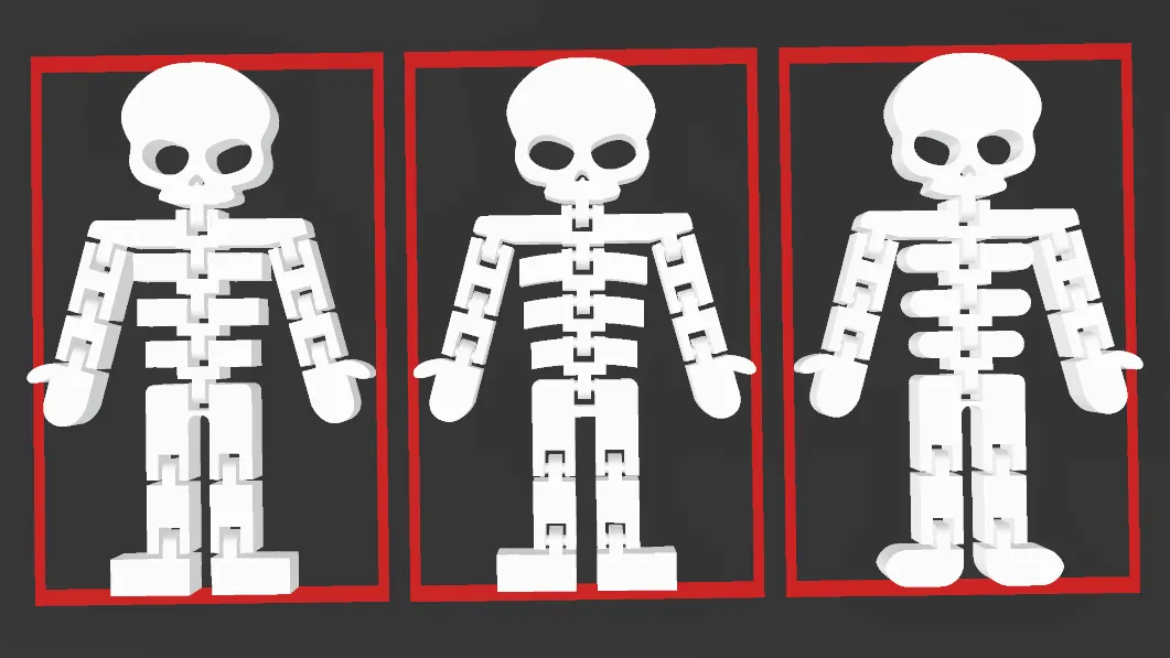 Archivo STL gratis Esqueleto Flexi・Modelo para descargar y imprimir en 3D・Cults Archivo STL gratis Esqueleto Flexi・Modelo para descargar y imprimir en 3D・Cults