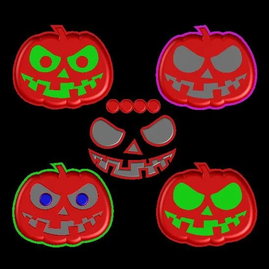Archivo STL gratis Moldes de calabaza para Halloween・Plan para descargar y imprimir en 3D・Cults Archivo STL gratis Moldes de calabaza para Halloween・Plan para descargar y imprimir en 3D・Cults