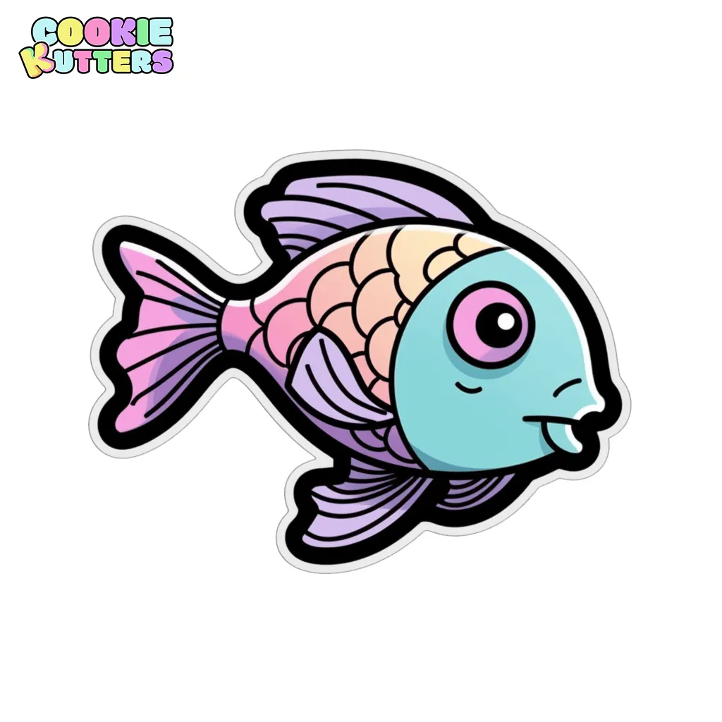 Archivo STL MOLDE PARA CORTAR GALLETAS DE PECES DE COLORES・Objeto imprimible en 3D para descargar・Cults Archivo STL MOLDE PARA CORTAR GALLETAS DE PECES DE COLORES・Objeto imprimible en 3D para descargar・Cults