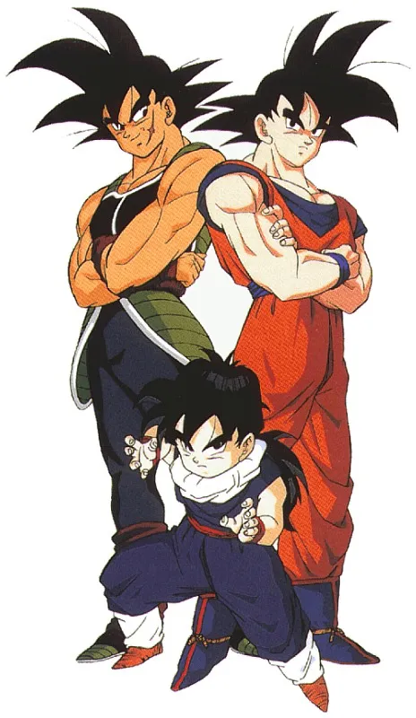 Archivo:Goku gohan y bardock.png - Wiki Son Goku