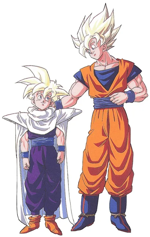 Archivo:Goku y gohan.png - Wiki Son Goku
