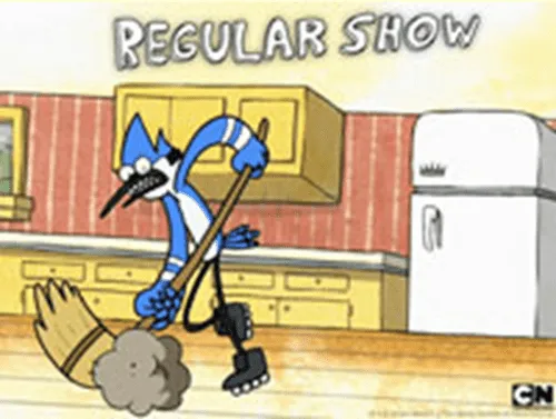 Archivo:Mordecai barriendo.png - Wiki Un Show Mas