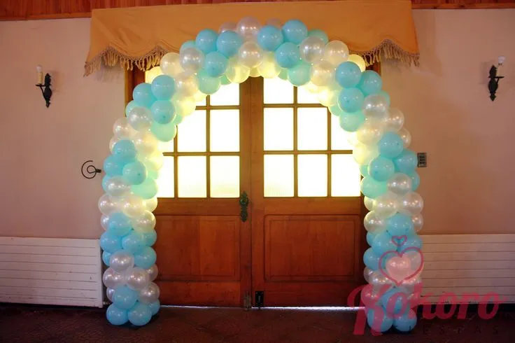 Arco para bautizo. Kokoro fiestas. | GLOBOS - De Kokoro Fiestas ...