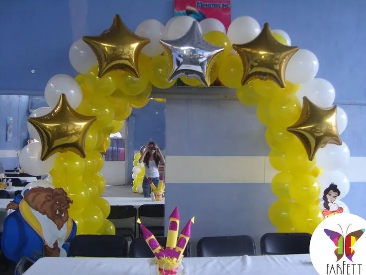 Arco Bella y la Bestia | Decoración Globos | Pinterest Arco Bella y la Bestia | Decoración Globos | Pinterest