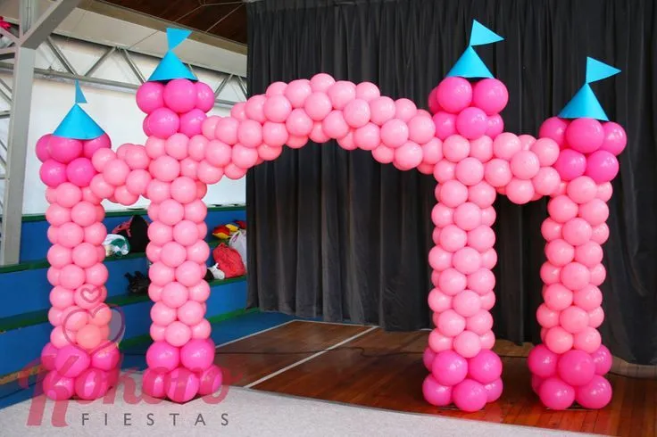 Arco Castillo de Princesas. Kokoro Fiestas | GLOBOS - De Kokoro ...